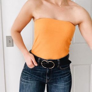 Aerie Orange Tube Top